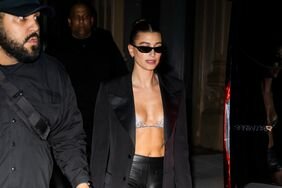 Hailey Bieber Met Gala After Party Bra Shorts Blazer