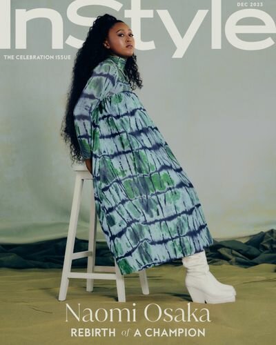 Naomi Osaka InStyle Dec 2023 Cover Stella Jean