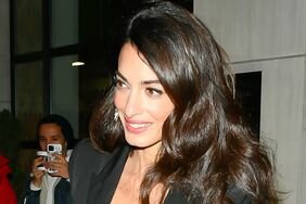 Amal Clooney Sheer Top Stilettos