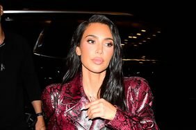 kim kardashian red trench