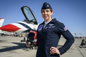 Meet the Only Female Thunderbird Pilot Flying Over New York Today