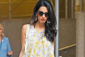 Amal Clooney wedge trend