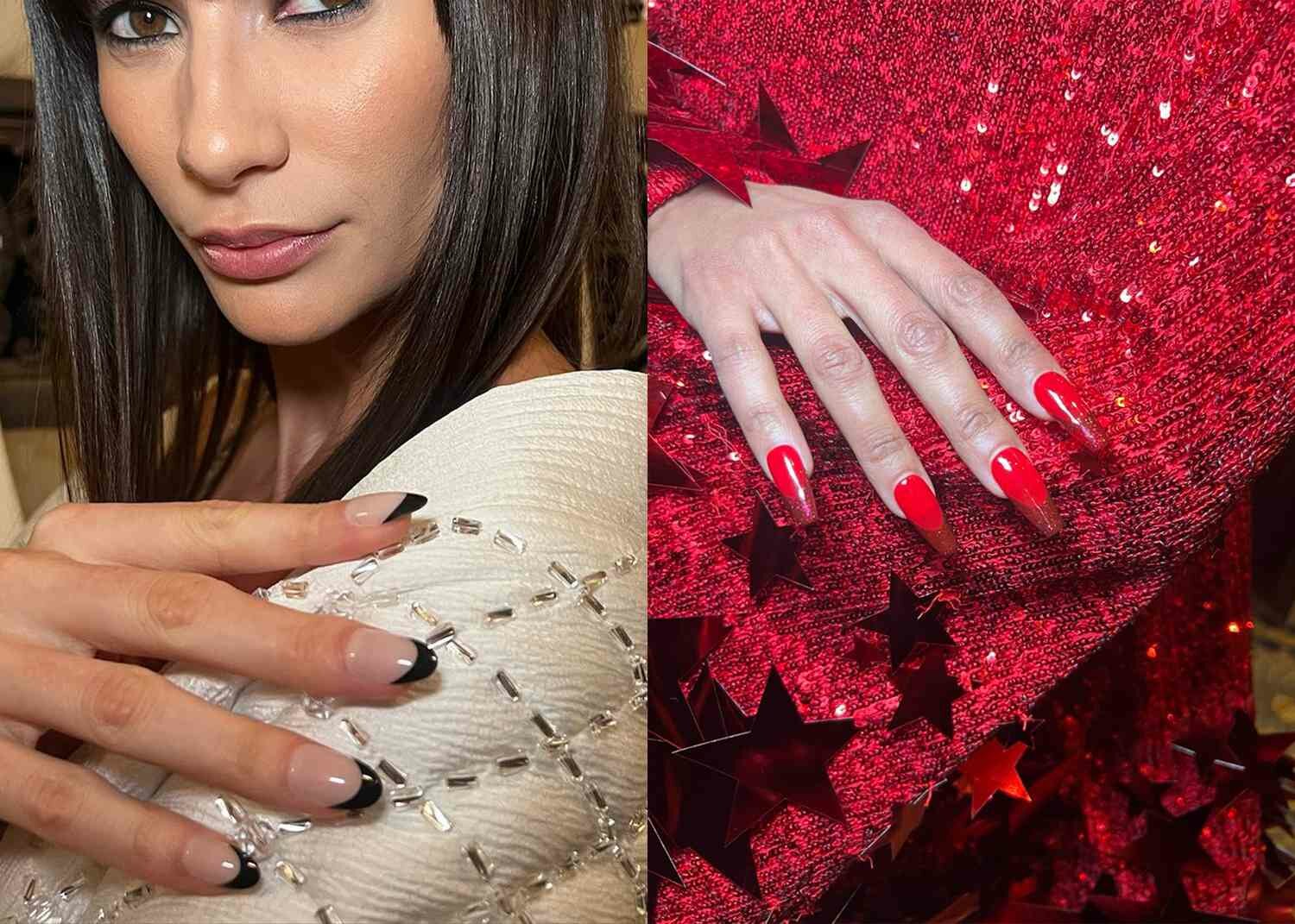 Fun Frenchies nail trend at NYFW Fall/Winter 2024