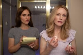 Natalie Portman as Elizabeth Berry and Julianne Moore as Gracie Atherton-Yoo