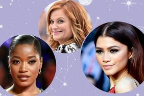 Illustrated collage of Keke Palmer, Amy Poehler, and Zendaya