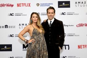 Blake Lively and Honoree Ryan Reynolds attend the 36th Annual American Cinematheque Awards