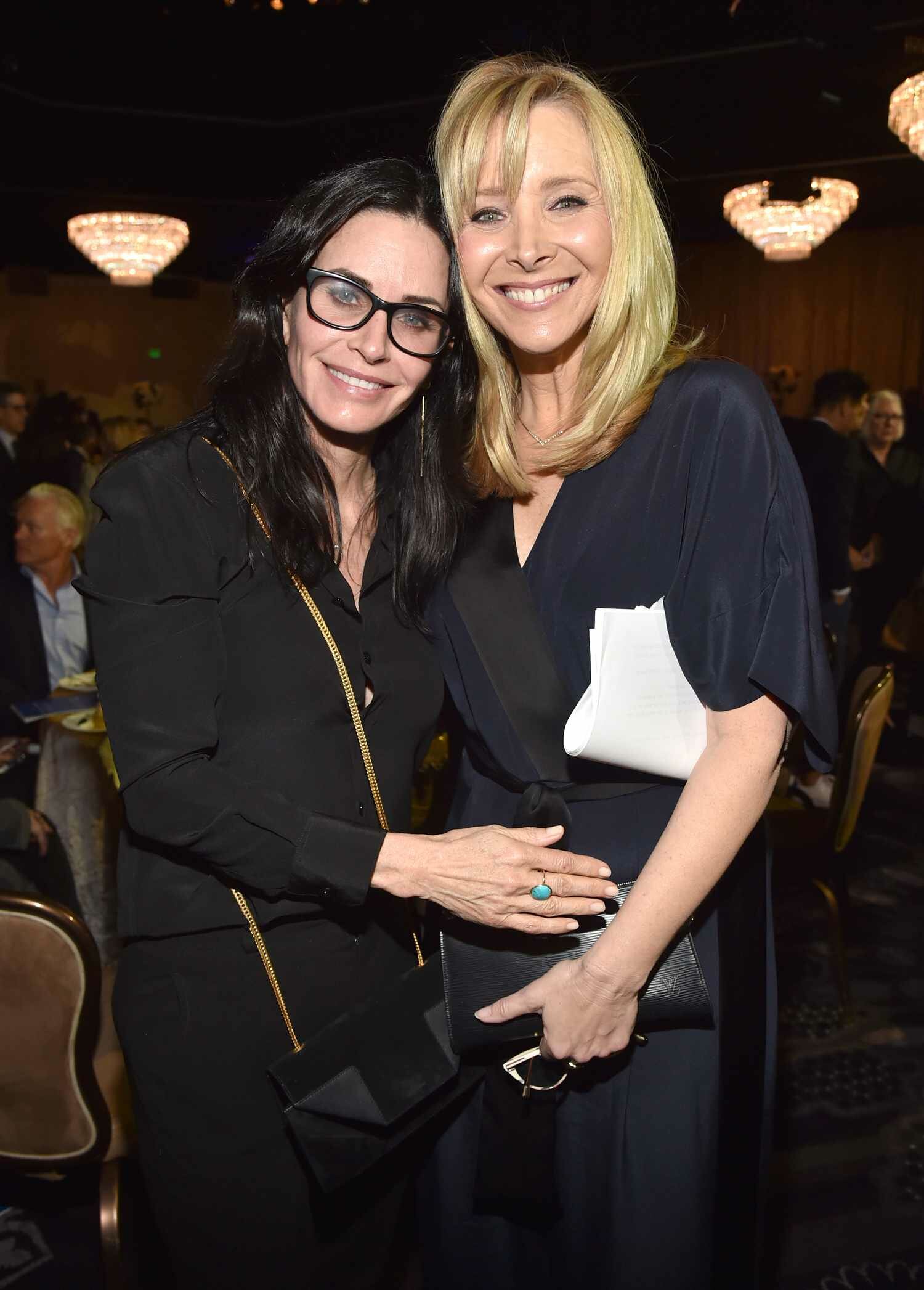 Courteney Cox and Lisa Kudrow UCLA Open Mind Gala