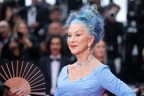 Helen Mirren with Blue Hair