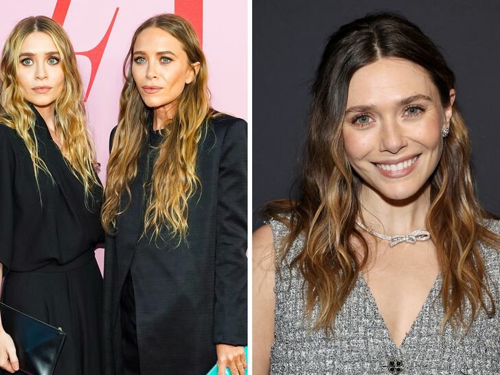 Mary-Kate Olsen, Ashley Olsen and Elizabeth Olsen