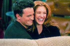 Actor Matthew Perry and actress Julia Roberts...