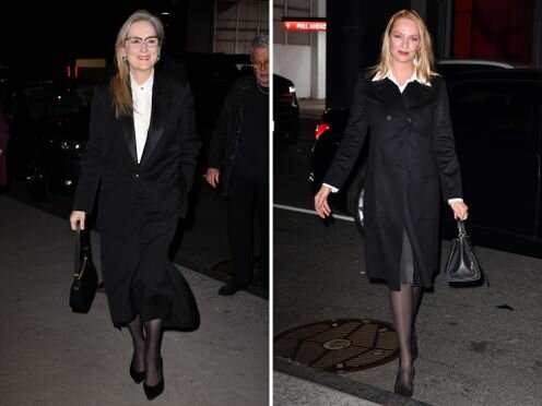 Meryl Streep and Uma Thurman Twinned in the Sexy Style Hack 