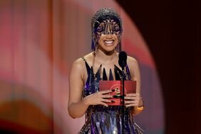 Cardi B 2023 Grammys Presenter Paco Rabanne Silver Dress