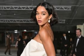 Laura Harrier with a Messy Bob Hair Cut