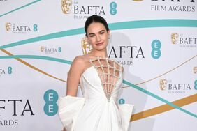 Lily James BAFTAs