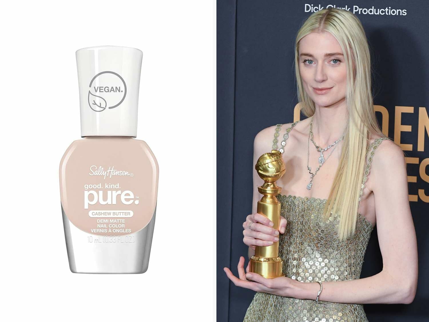 Drugstore Nail Looks Golden Globes 2024