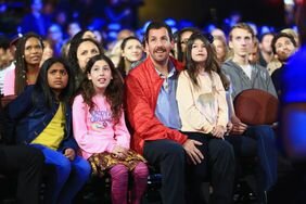 Adam Sandler and Daughters Sadie and Sunny Sandler 