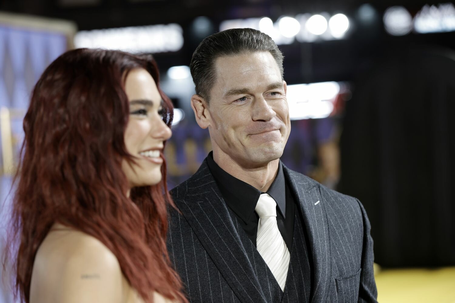 Dua Lipa and John Cena Argylle Premiere