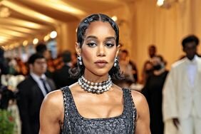 Laura Harrier Met Gala Red Carpet 2022