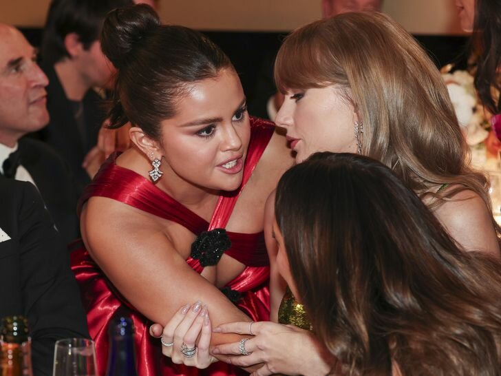 Selena Gomez Taylor Swift 2024 Golden Globes