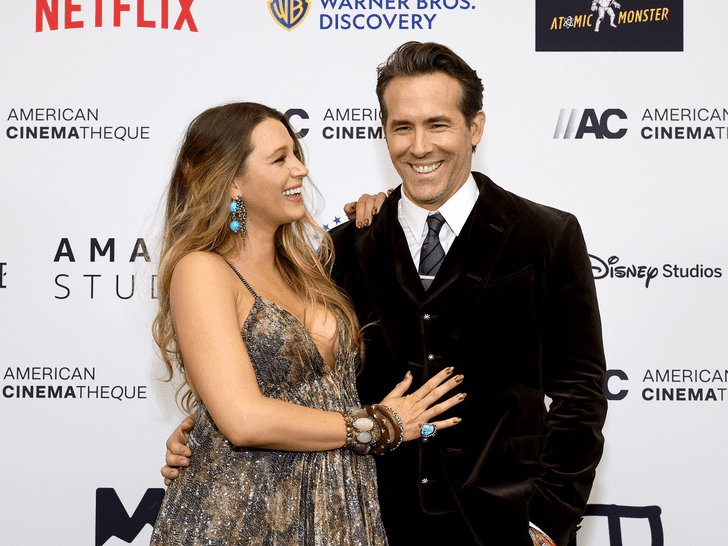 Blake Lively and Ryan Reynolds on the red carpet