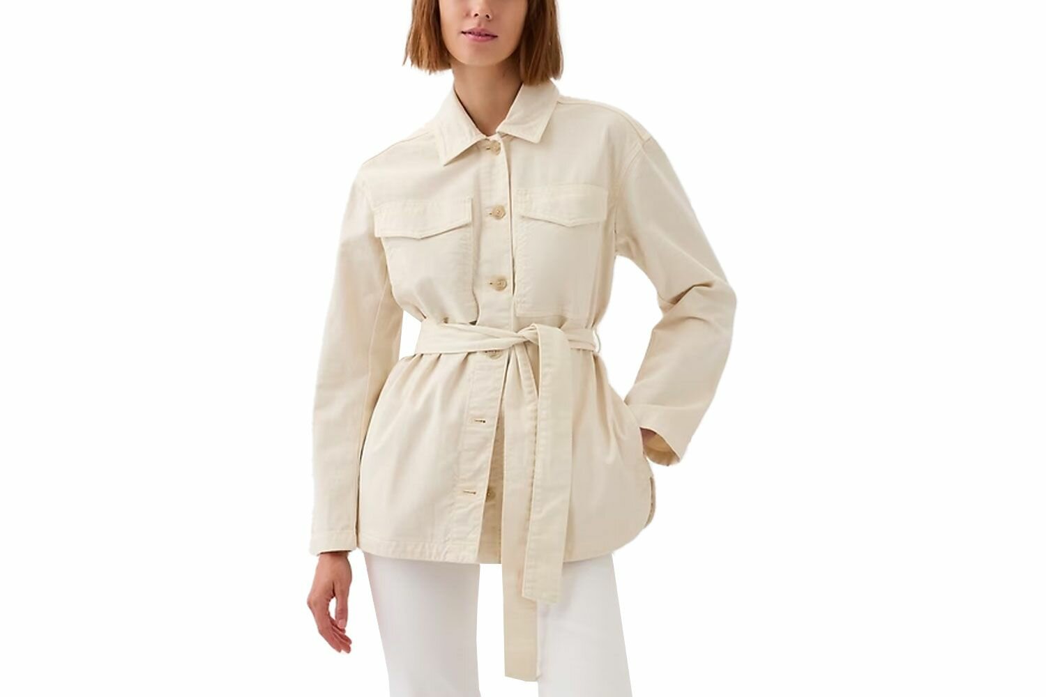 Gap Belted Shirt Jacket