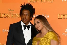 Beyonce and Jay Z at the Premiere of Disney's 