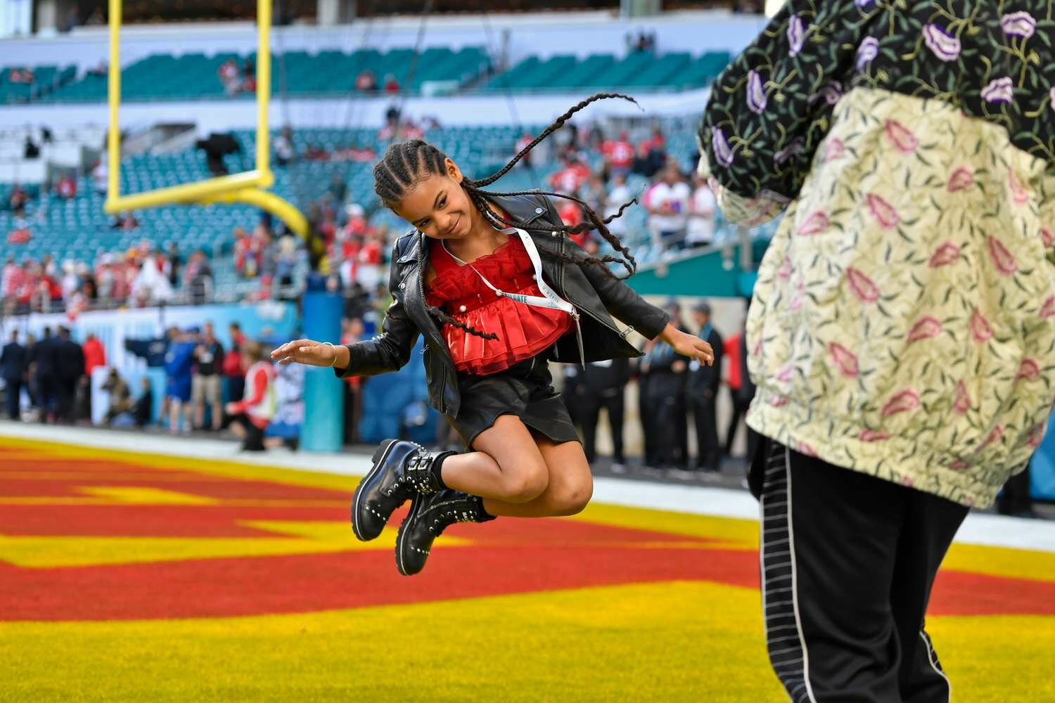 Blue Ivy at the 2020 Super Bowl