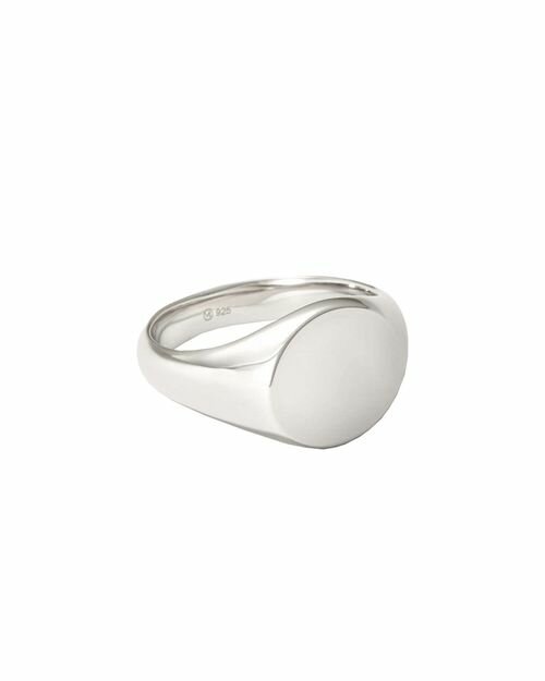 Mejuri Bold Round Signet Ring