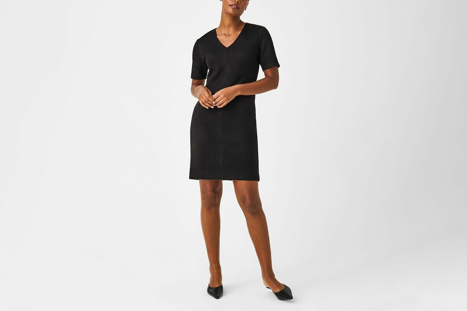 Spanx Faux Suede Column Dress