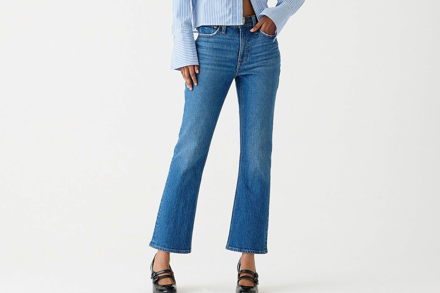 J.Crew 9" demi-boot crop jean