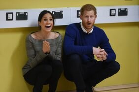 Prince Harry And Meghan Markle Visit Star Hub