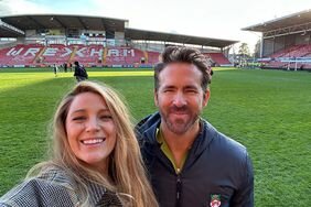 Blake Lively and Ryan Reynolds Football Game