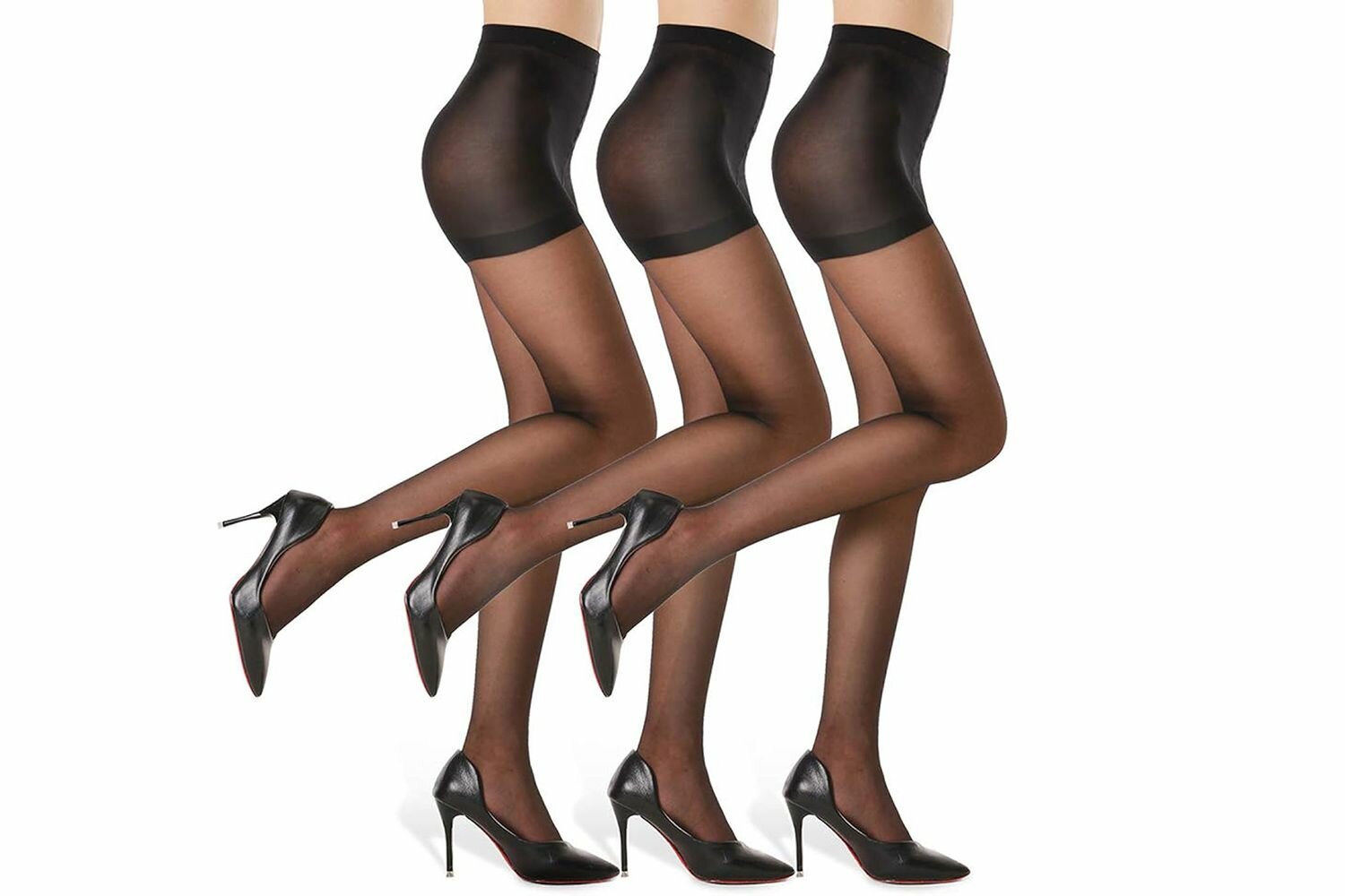 G&Y 3 Pairs Sheer Tights