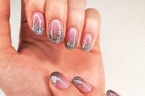 Glitter Ombre Nails