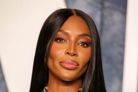 Naomi Campbell wearing natural eyeshadow.