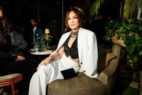 Jennifer Lopez Vest, Blazer, and Skirt Brunello Cucinelli Dinner Event