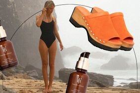 Andie Swimsuit, M.Gemi Clogs, True Botanicals