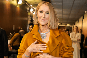 Celine Dion backstage at the 2024 Grammys