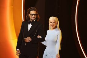 Maluma and Christina Aguilera 2024 Grammys