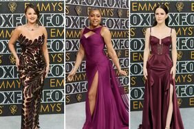 Selena Gomez, Rachel Brosnahan, and Taraji P. Henson in Wine Colored Red Carpet Looks