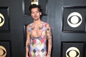 Harry Styles 2023 Grammys Red Carpet Swarovski Jumpsuit