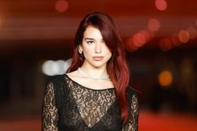 Dua Lipa Black Lace Gown Acadamey Museum Gala