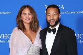 Chrissy Teigen and John Legend attend the 2023 White House Correspondents' Association Dinner