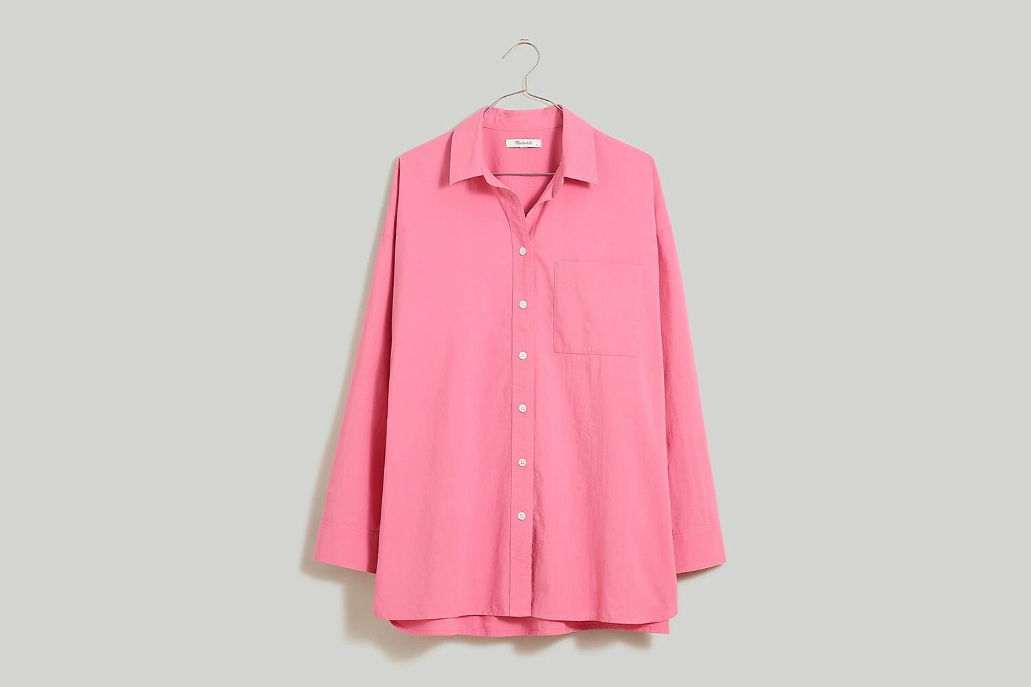 Madewell Signature Poplin Oversized Shirt