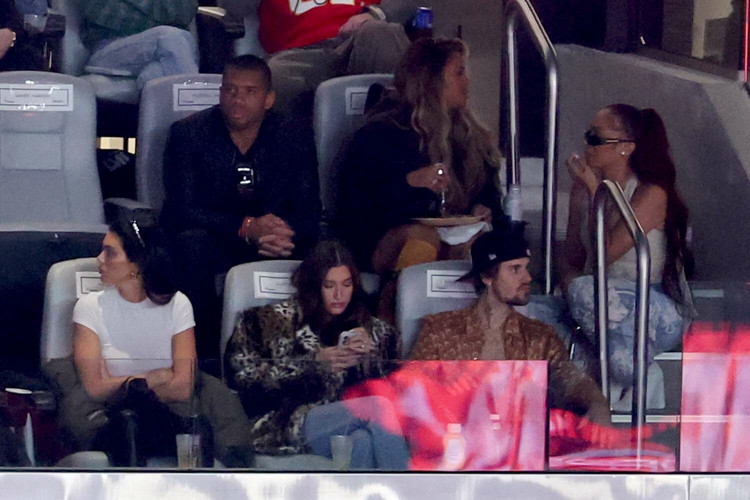 Kendall Jenner, Hailey Bieber, Justin Bieber