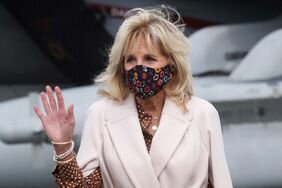 Jill Biden Wore Fishnets on Air Force One