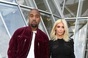 Kanye West and Kim Kardashian