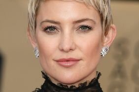 Kate Hudson textured blonde pixie shag haircut