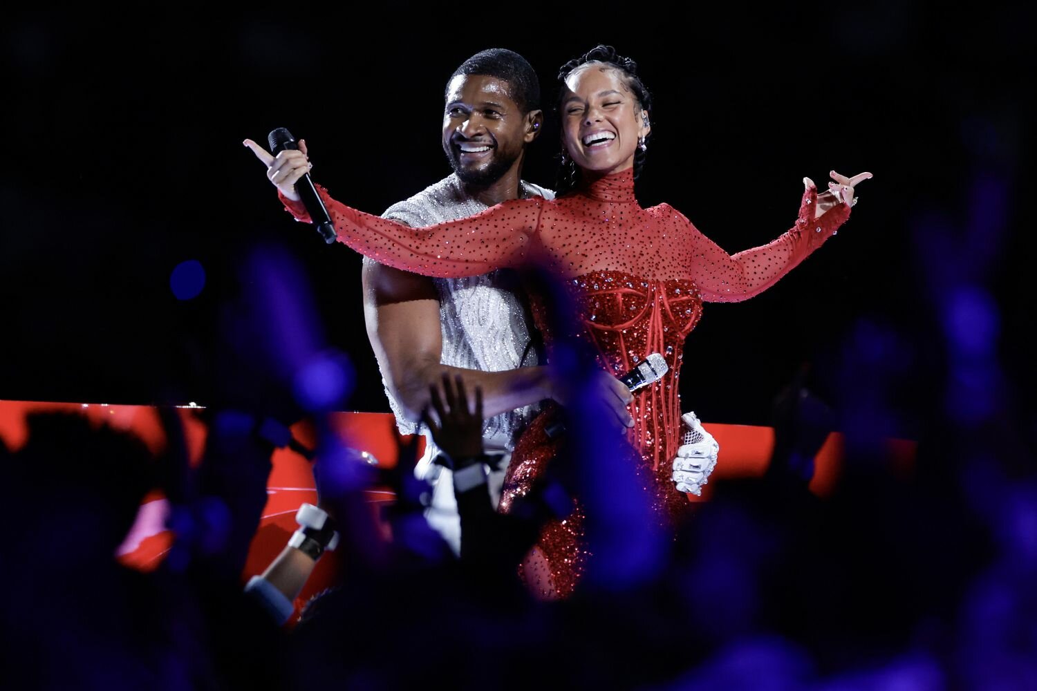 Alicia Keys and Usher