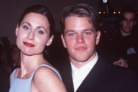 matt damon and minnie driver attend the "good will hunting" premiere